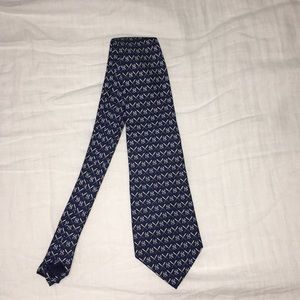 Men's Vineyard Vines blue New York Yankees tie